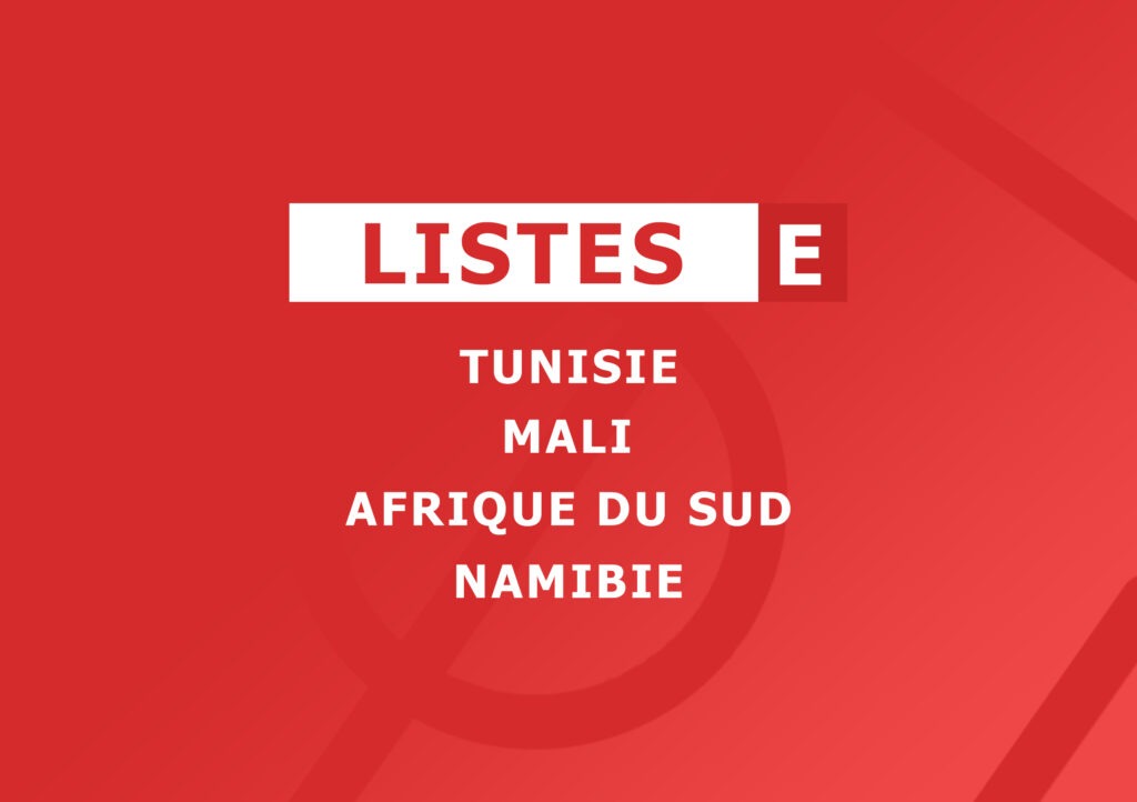 Article : BABIFOOT : les listes du groupe E