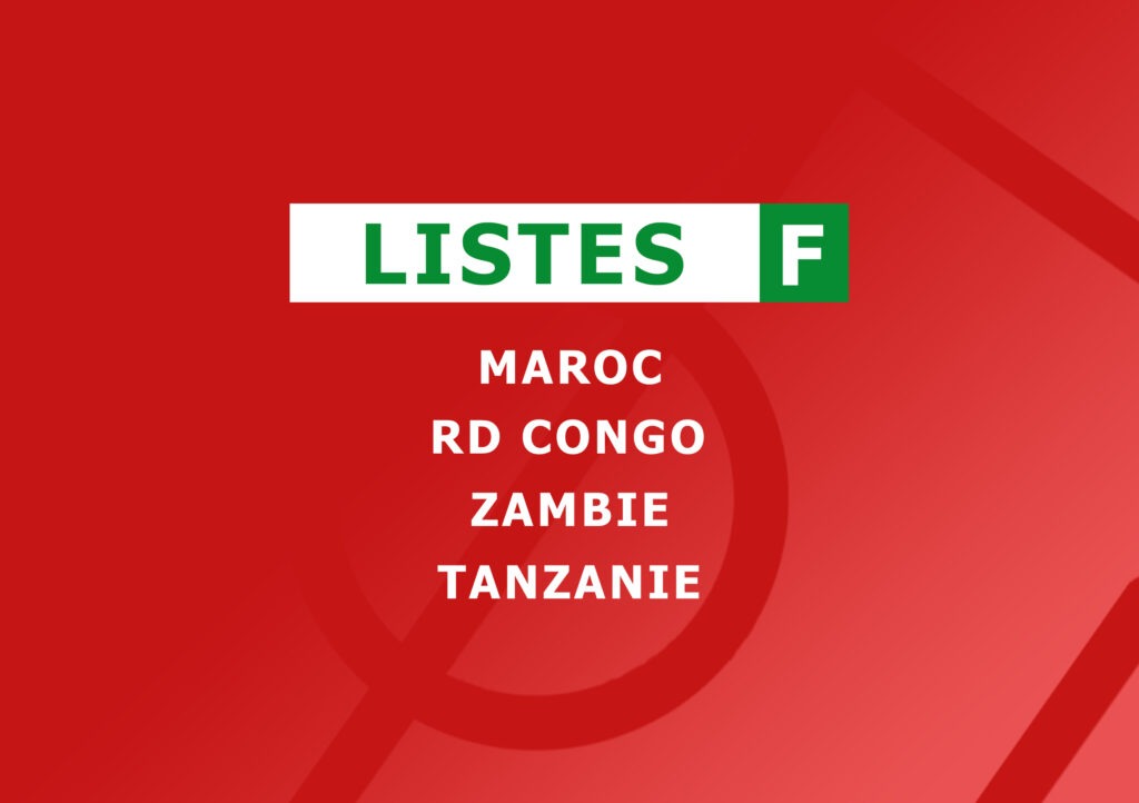 Article : BABIFOOT : les listes du groupe F