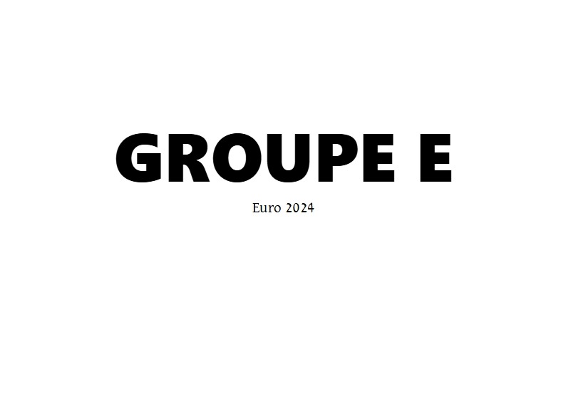 Article : SPIEL ! le groupe E de l’Euro 2024