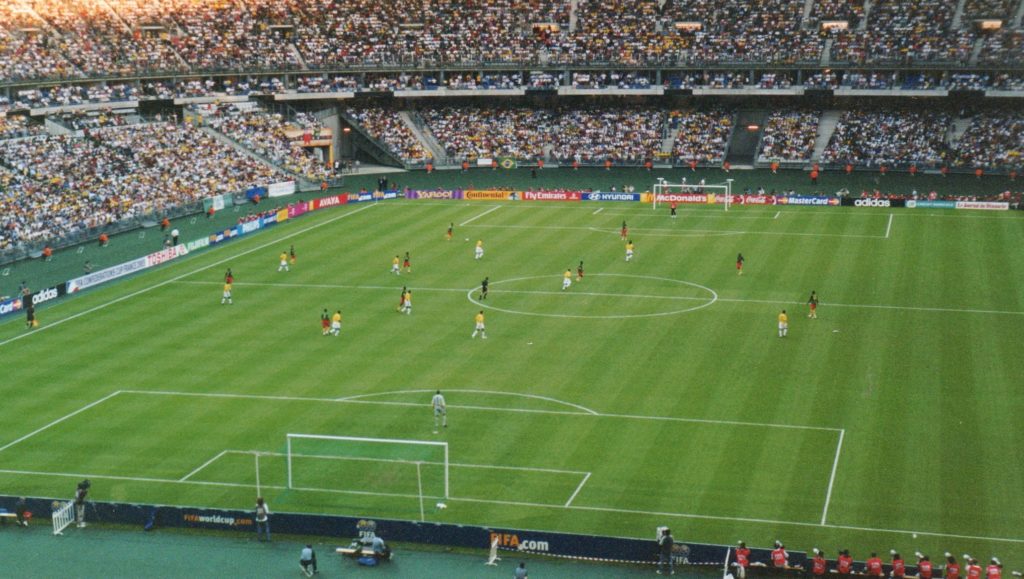 Le Brésil et le Cameroun s'affrontent lors de la Coupe des Confédérations 2003